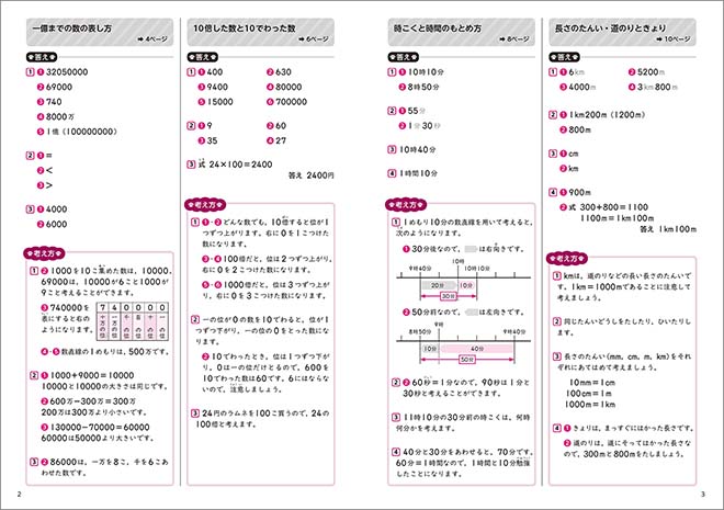 つみあげ算数 小学3年 別冊解答