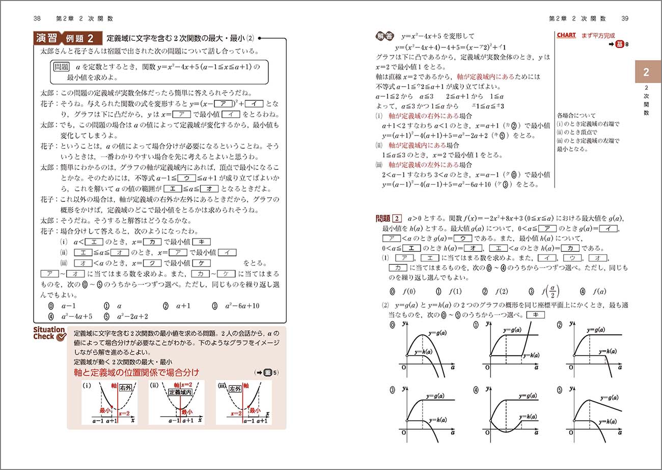 Amazon.co.jp: 新課程チャート式基礎からの数学2+B : 本