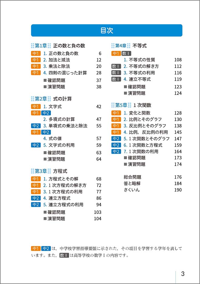 新課程 6ヵ年教育をサポートする 体系数学1 代数編｜チャート式の数研出版