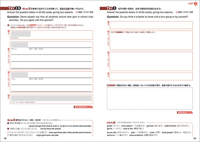 パターンで書ける！ FRAME 自由英作文 内容2