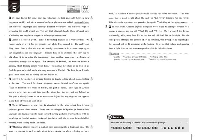 大学入試長文シリーズ　Front Runner ④　内容