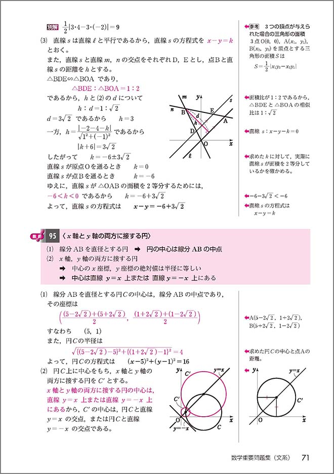 三訂版　実戦　数学重要問題集－数学Ⅰ・II・A・B（文系） 内容