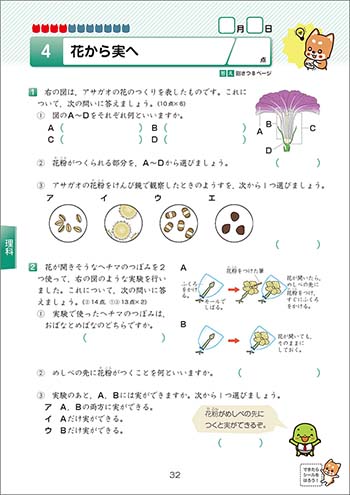 チャ太郎ドリル　総復習編　小学5年生 内容（本誌）3