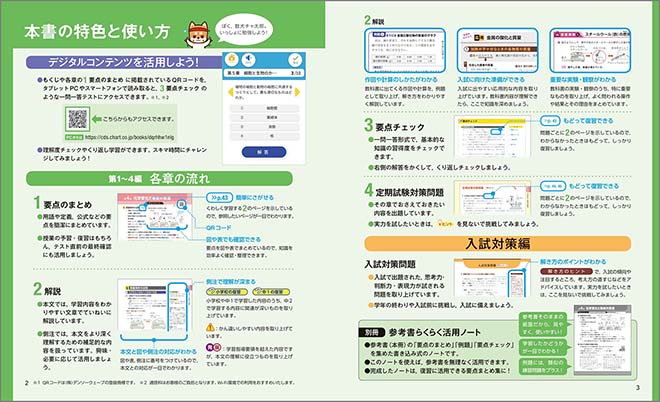 チャート式シリーズ 中学理科 2年 特色と使い方