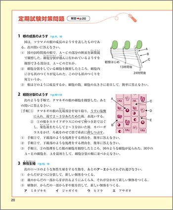 チャート式シリーズ 中学理科 3年 定期試験対策問題