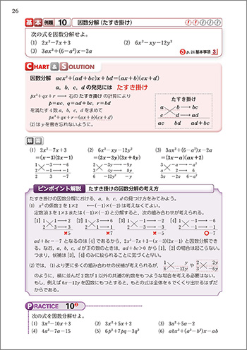 新課程　チャート式　解法と演習　数学I＋A 例題1