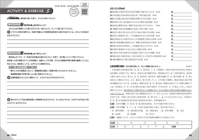 教科書準拠版　高等学校 公共 －これからの社会について考える－ 整理ノート　ー　内容を見る 内容2