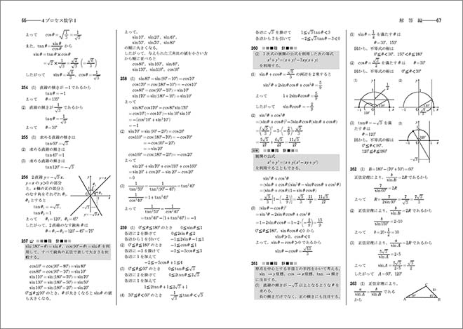 新課程　教科書傍用　4プロセス　数学C　〔ベクトル，複素数平面，式と曲線〕 内容3
