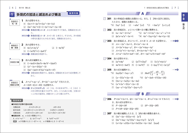 新課程　教科書傍用　サクシード　数学I 内容1