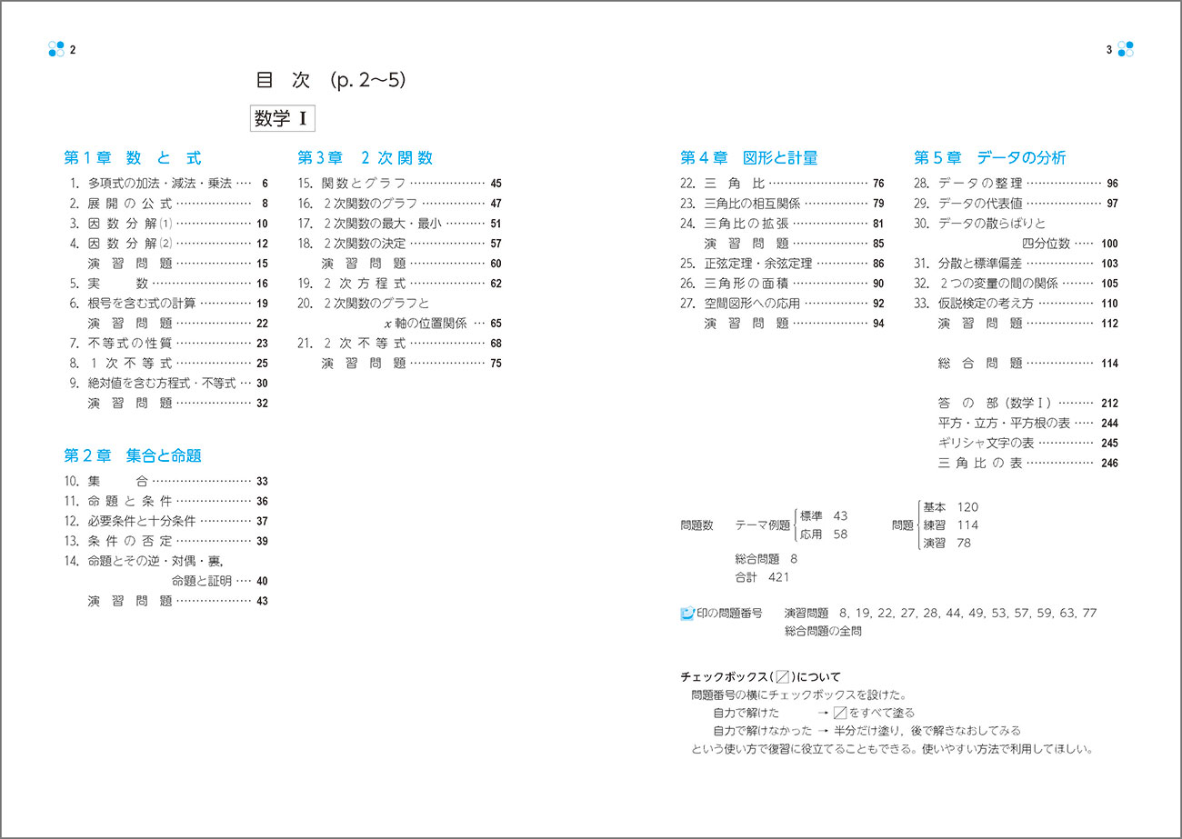 新課程 教科書傍用 基本と演習テーマ 数学I+A｜チャート式の数研出版