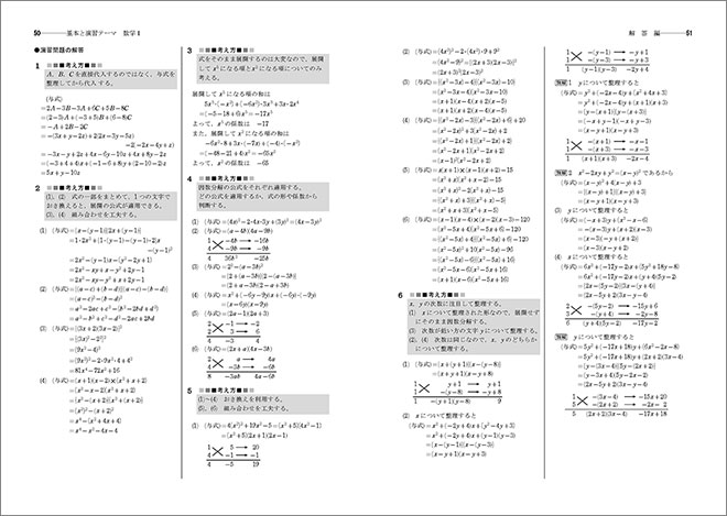 新課程　教科書傍用　基本と演習 テーマ 数学III 内容4