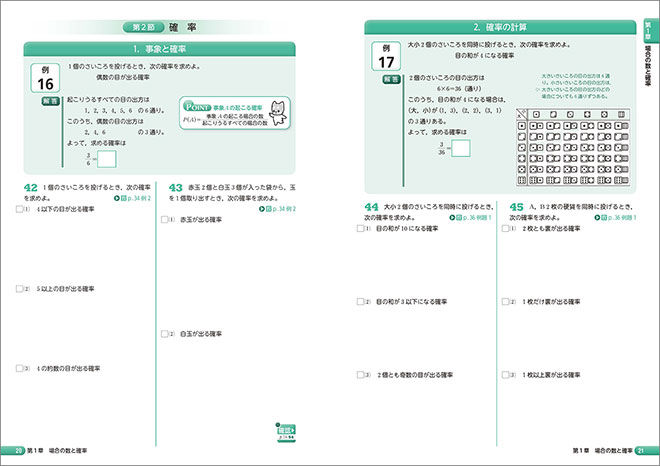 新課程　新高校の数学A対応　ポイントノート　数学A 内容1