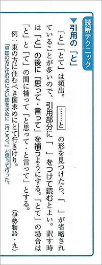 新版　古典文法習得のための　助詞マスターノート 内容1