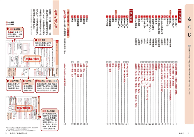 新訂版　正しく読み・解くための　力をつける古典　ステップ１ 目次