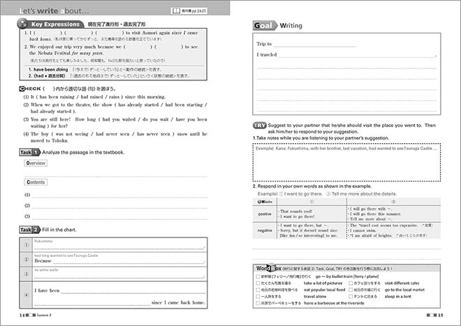 EARTHRISE English Logic and Expression I Advanced 活用ノート 内容2