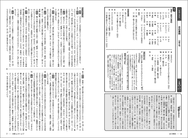 現代の国語 準拠ワーク　ー　解答編