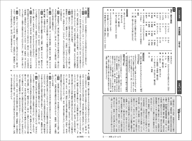 高等学校 現代の国語 準拠ワーク　ー　解答編