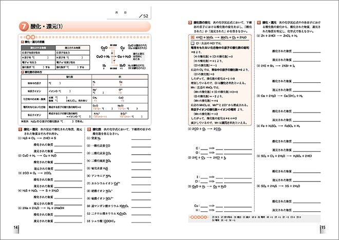 新課程　フォローアップドリル化学基礎　③酸・塩基/酸化・還元/電池・電気分解 内容