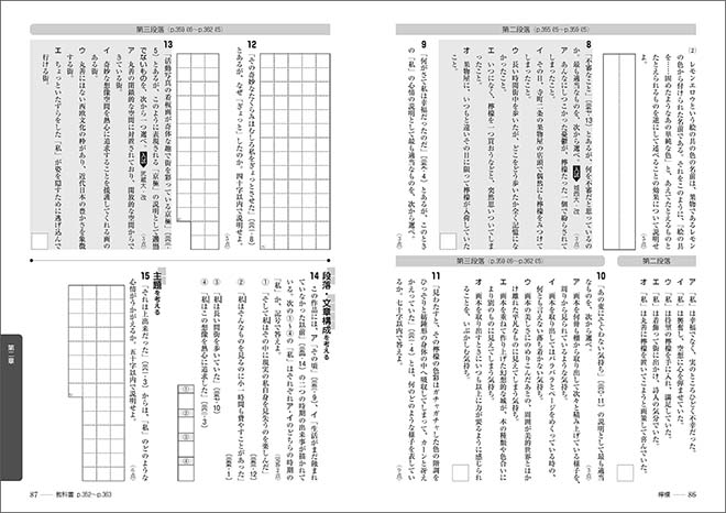 文学国語 準拠ワーク 内容2