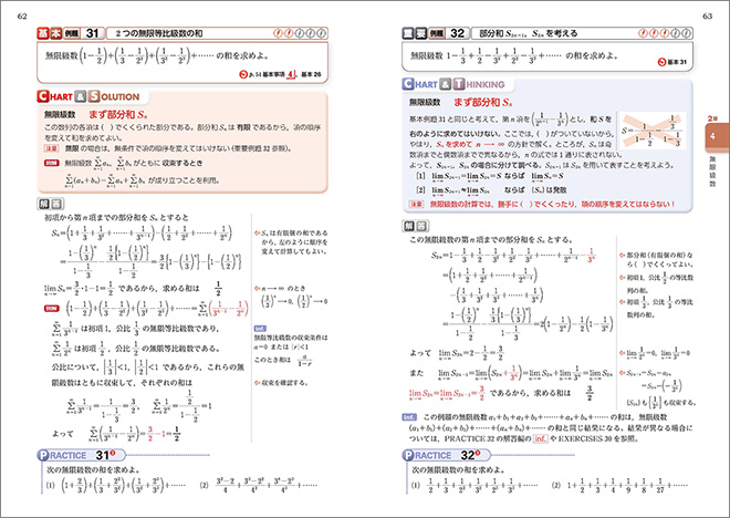 新課程　チャート式　解法と演習　数学III+C　〔ベクトル，複素数平面，式と曲線〕 内容2