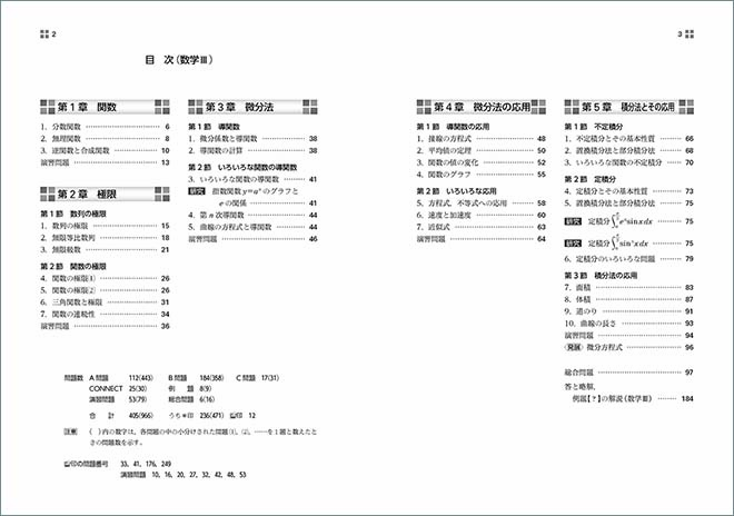 新課程　NEXT数学シリーズ 対応　CONNECT　数学Ⅲ+C〔ベクトル，複素数平面，式と曲線〕 目次1