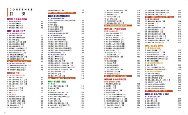 改訂版　フォトサイエンス生物図録 目次1