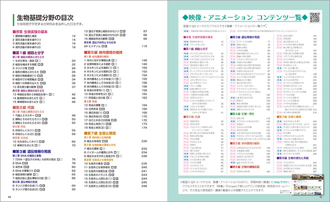 改訂版　フォトサイエンス生物図録 目次3