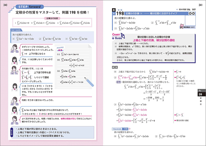 新課程　チャート式　基礎と演習　数学II+B+C〔ベクトル〕 内容3