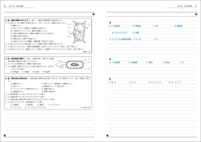 改訂版　リードα生物基礎 完成ノート 内容4