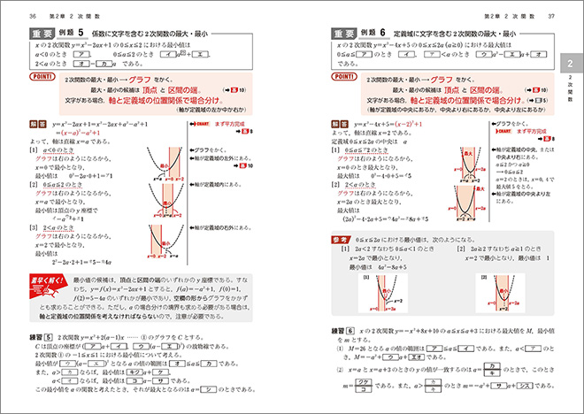 新課程　チャート式　大学入学共通テスト対策　数学IA+IIBC 内容2