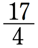 17/4