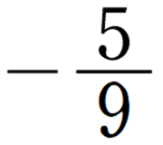 -5/9