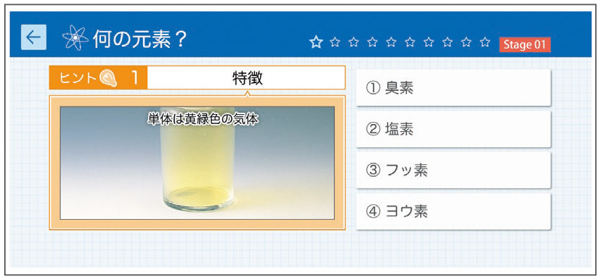 QRコンテンツの特徴　科学