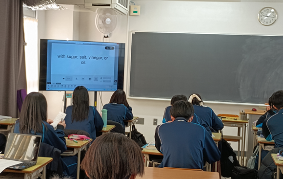 個人での音読活動の様子
