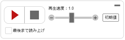 読み上げ