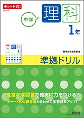 チャート式シリーズ　中学理科　1年　準拠ドリル