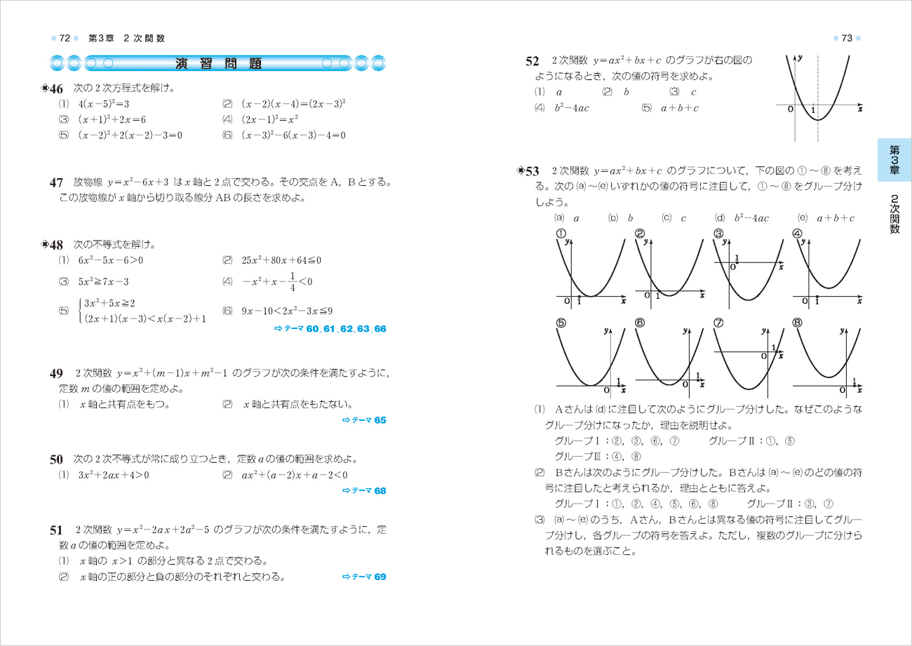 改訂版 教科書傍用 基本と演習 テーマ 数学I+A｜チャート式の数研出版