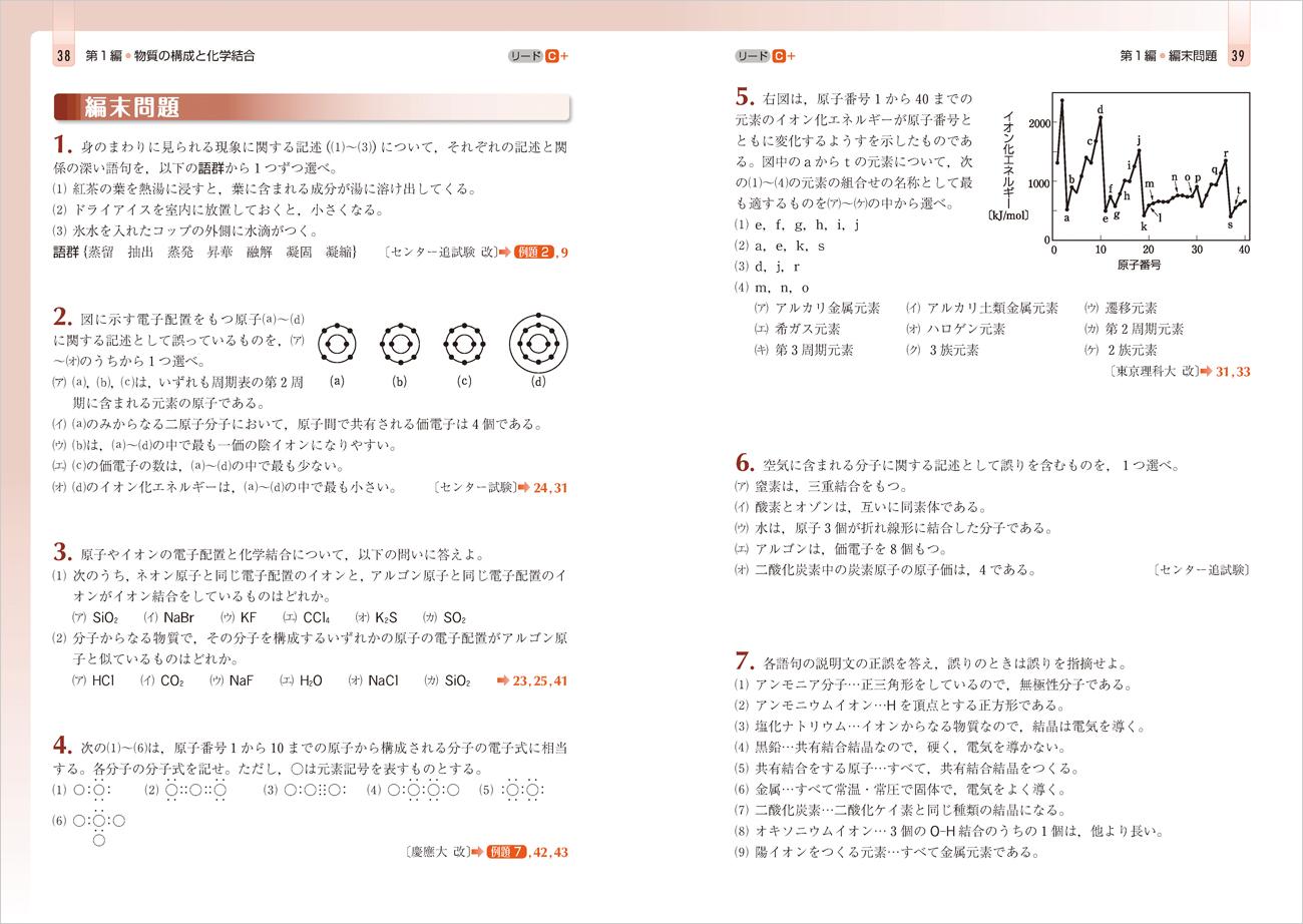 三訂版 リードLight化学基礎｜チャート式の数研出版