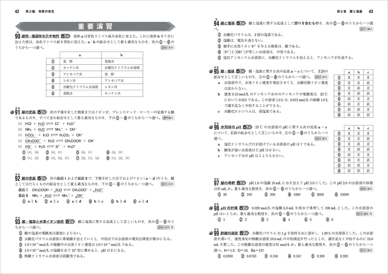 2018 大学入試センター試験対策 チェック 演習 化学基礎 チャート式の数研出版
