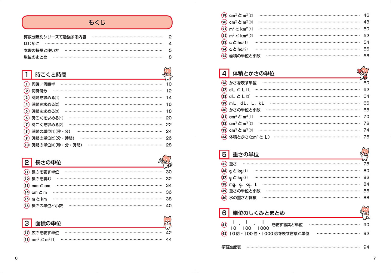 算数分野別シリーズ6 にがてをとくいにかえる 時こくと単位 小1 6