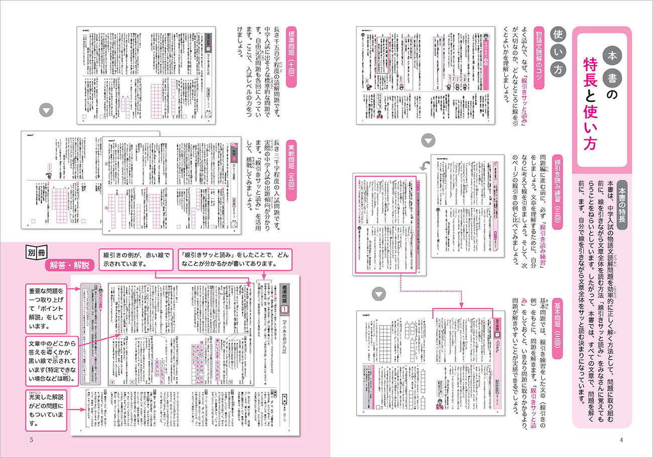 中学入試 国語の読解力をぐんと伸ばす 物語文編 チャート式の数研出版