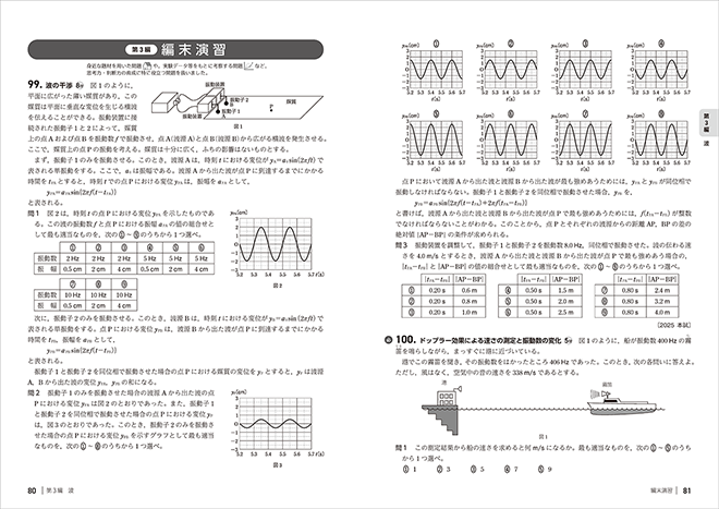 改訂版　大学入学共通テスト対策　チェック＆演習　物理　内容を見る（編末演習）