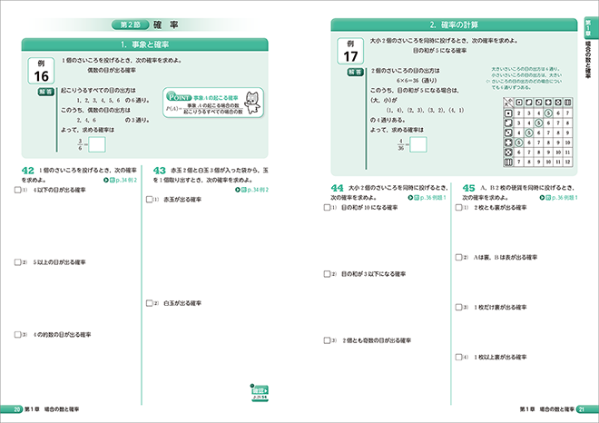 改訂版　新高校の数学A 対応　ポイントノート　数学A 内容1