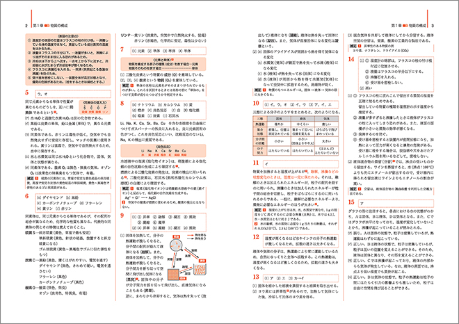 三訂版　リードLightノート化学基礎 内容6
