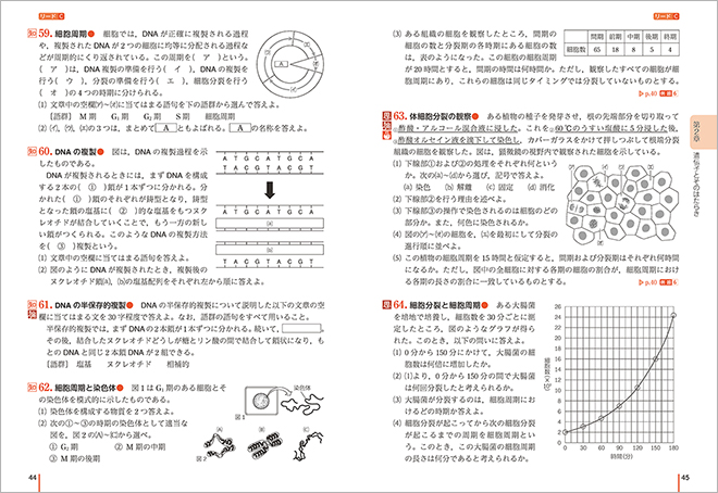 三訂版　リードLightノート生物基礎　－　リードC（基本問題）