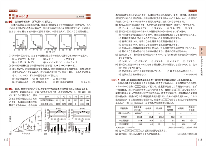 三訂版　リードα生物基礎　リードD