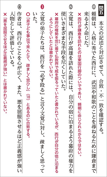 三訂版　大学入学共通テスト準備演習　古文・漢文編 内容3