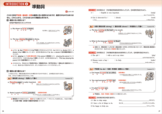 改訂版 EARTHRISE English Grammar in 22 Stages 内容2