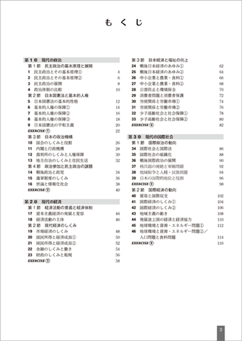 改訂版　教科書準拠版　政治・経済 整理ノート 目次