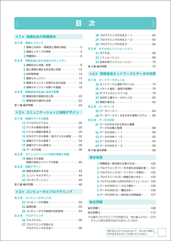 改訂版 高等学校 情報Ⅰ サポートノート 目次
